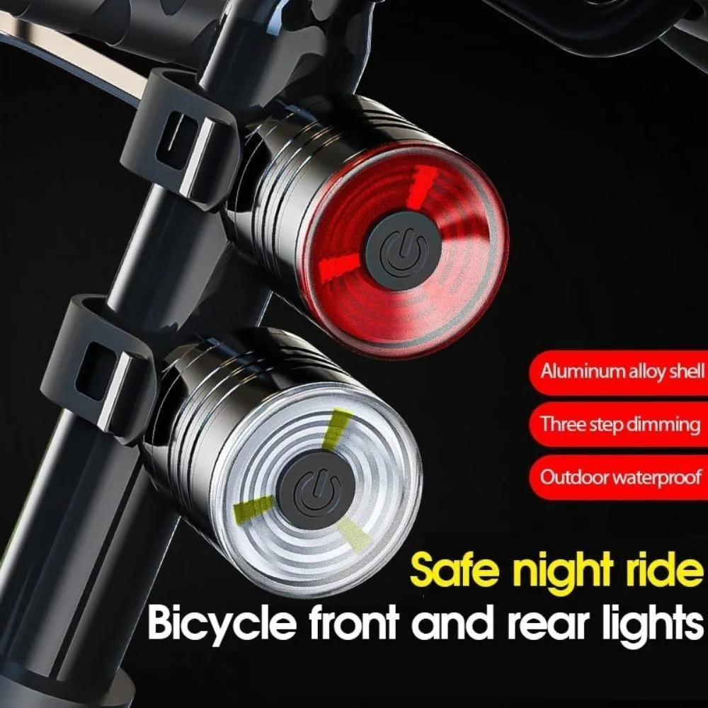 Safety Flashlight Bike Tail Light Ultra Bright USB Rechargeable High Intensity Bicycle LED Rear Light Accessories Cycling Bl20896