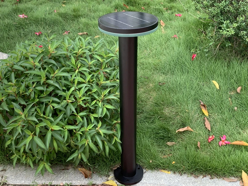 High Power Solar Charge Controller CE Outdoor Bollard Solar LED Garden Light with 5W Solar Panel & LED Light