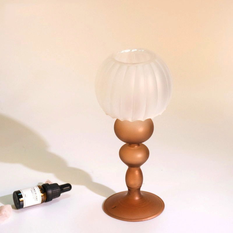 April Modern Simple Luxury Frosted Candlestick Ornaments Home Retro Light Bedside Accessories