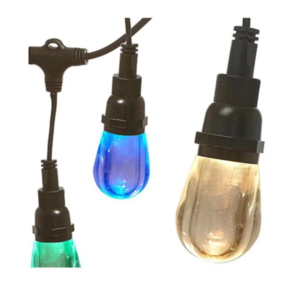 Wasserdichte Solar-Pollerleuchte für den Außenbereich, kommerzielle Beleuchtung, Solar-Garten-LED-Smart-Home-Leuchten mit APP-Steuerung