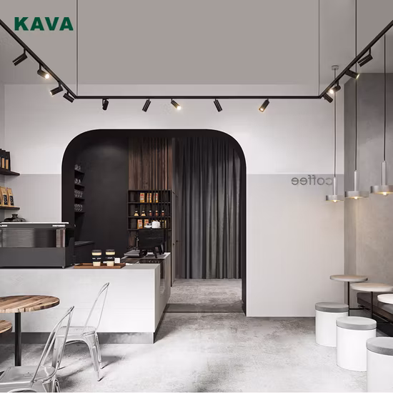 Plug-in-LED-Schienenbeleuchtung, schwarze 6-W-Punktlicht-Deckenbeleuchtung