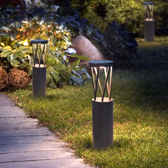 Gartenpollerleuchte für Auffahrt, Weg, Gehweg, Landschaft, Rasenlampe