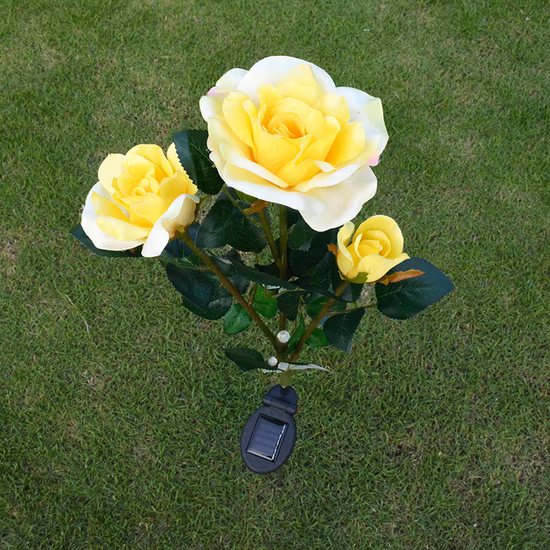 LED-Kugel-Löwenzahn-Blumenstab-Licht, Solarenergie, wiederaufladbar, für den Außenbereich, Garten, Terrasse, Weg, Veranda, Hinterhof, Esg16592