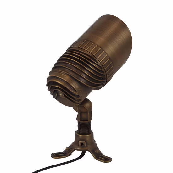 ETL-zugelassene integrierte Spotleuchte aus massivem Messing mit Antikbronze-Finish und kabellos einstellbarer Helligkeit Lt2505