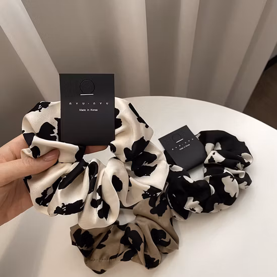 Neue Licht Luxus Mode High-End-Blume Dickdarm Haar Ring Einfache Temperament Alle-Spiel Haar Seil Haar zubehör Frauen