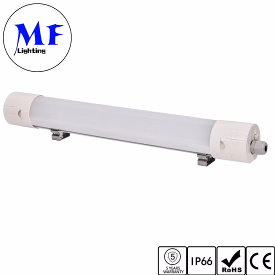 IP65 Ik08 PC+Aluminium Wasserdichte IP65 LED Triproof Außenleuchte