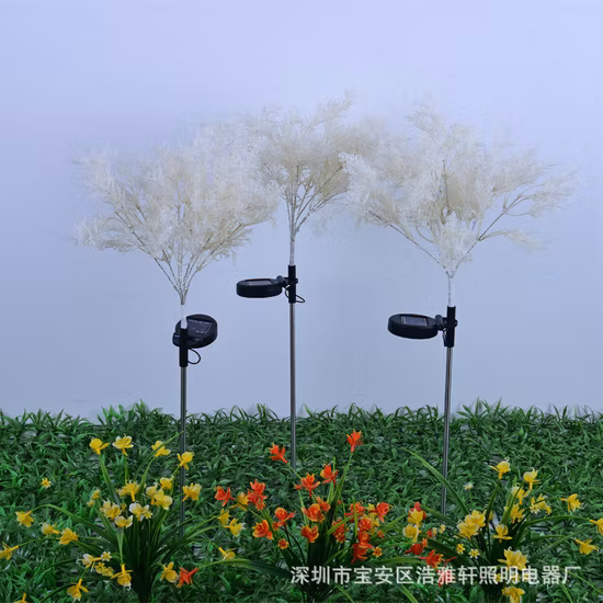 LED Solar Coral Stake Patio Pathway Porch Backyard Garden Light Wiederaufladbar für Outdoor Bl16595